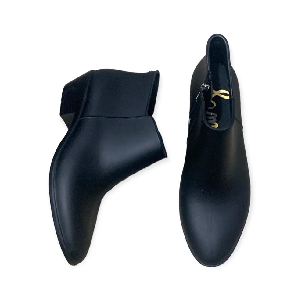 Sam Edelman‎ Black Petty Rain Booties sz 9